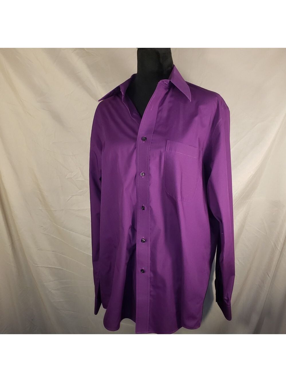 Croft & Barrow Men's Purple Dress Shirt - 16 32/33